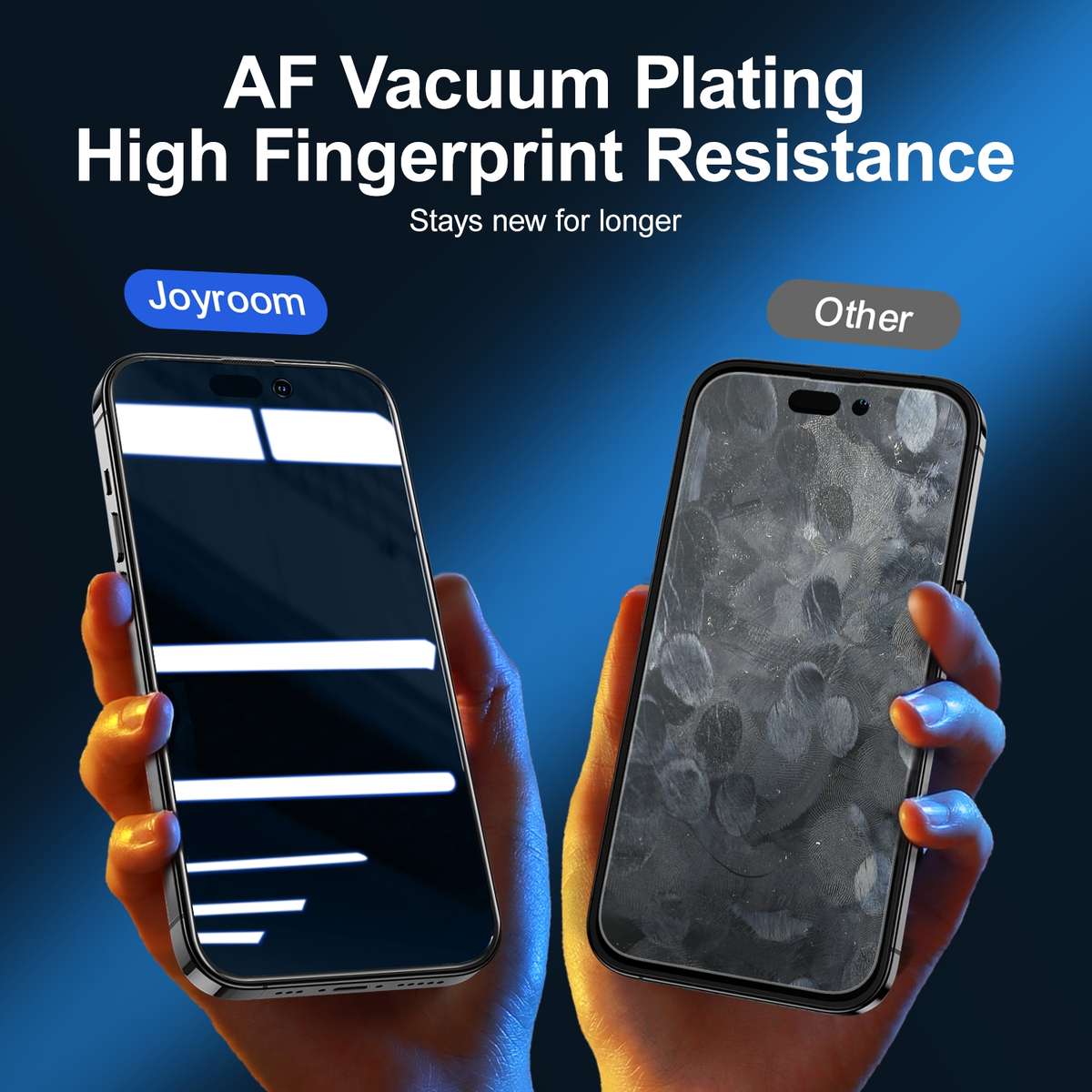 For iPhone 15 Pro Max JOYROOM Knight Series 2.5D Full Screen Privacy Tempered Film