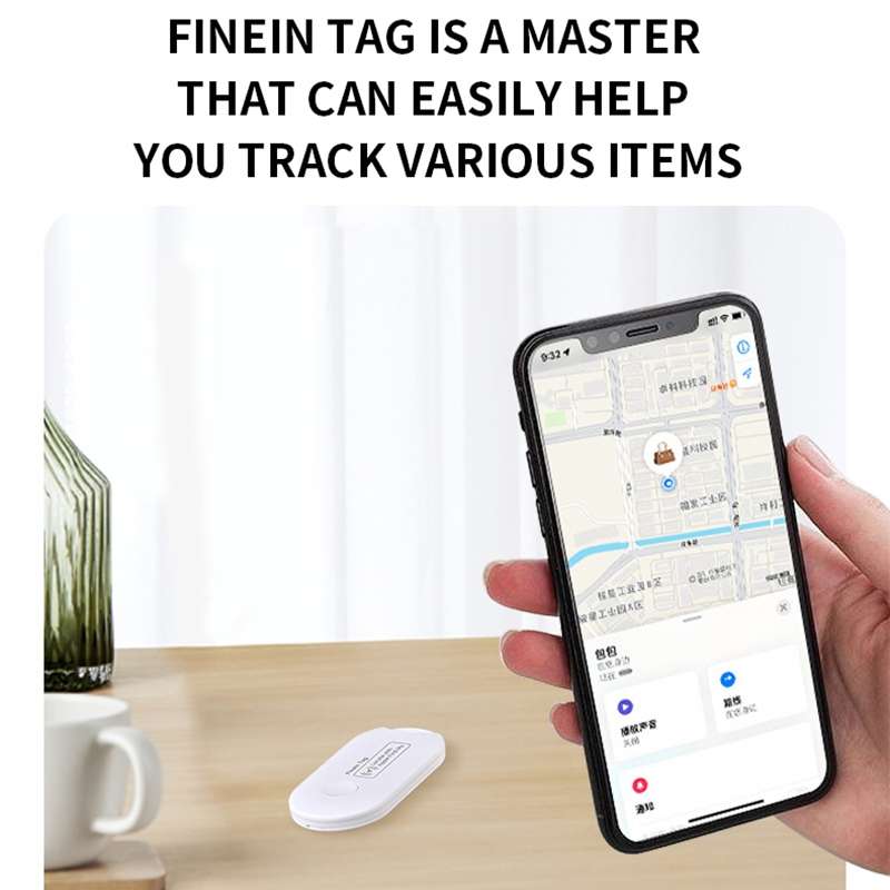F1 Global Location Tracker Anti-lost Device(White)