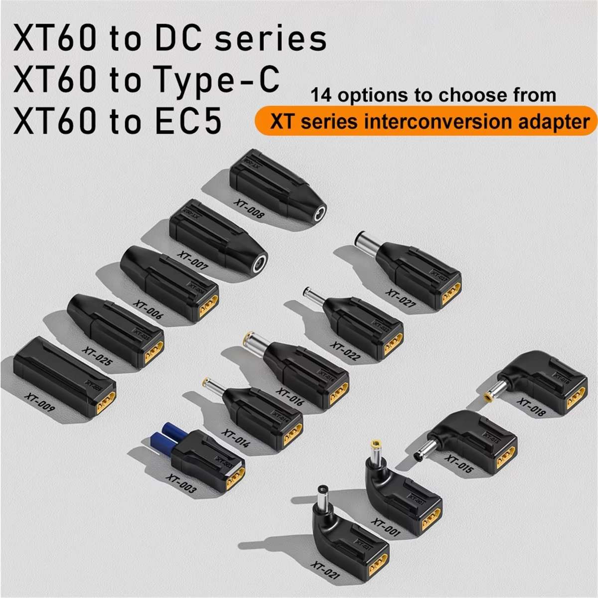 XT-004 XT60 to 7.9x0.9 Interchange Adapter