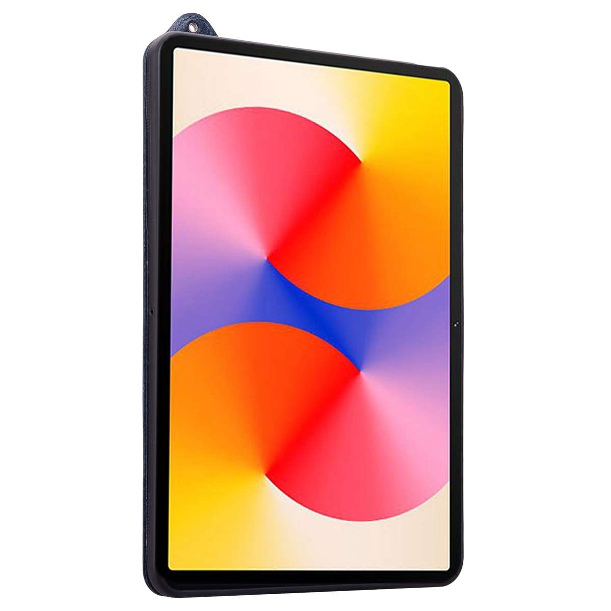 For Xiaomi Pad 8 / 8 Pro / 7 / 7 Pro TPU Leather Back Tablet Case with Wristband(Dark Blue)