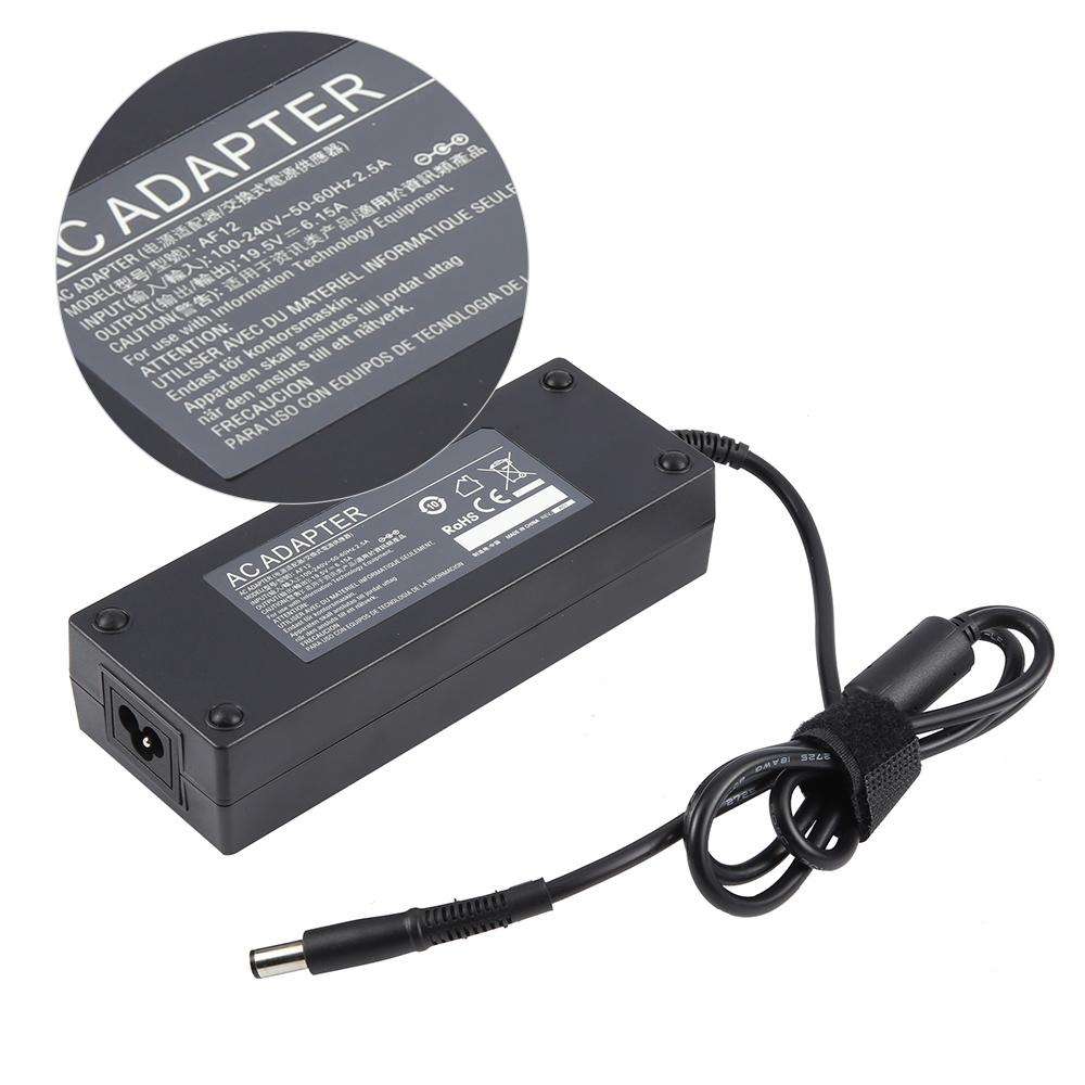 120W 19.5V 6.15A Laptop Notebook Power Adapter For HP 7.4 x 5.0mm, Plug:US Plug