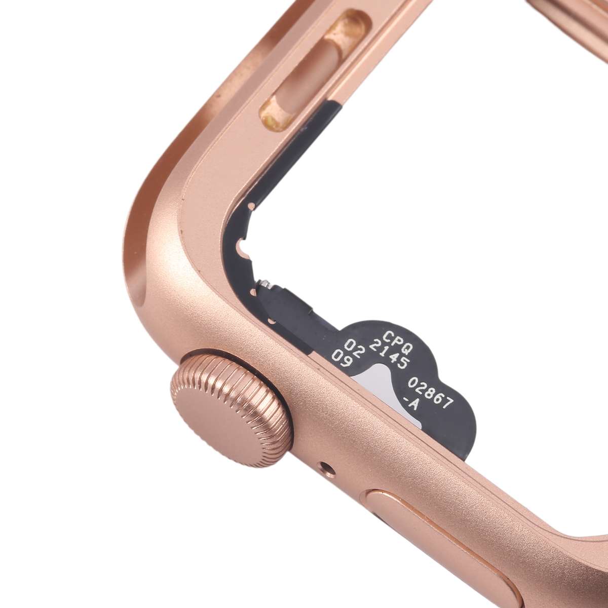 For Apple Watch Series 4 44MM GPS Aluminium Alloy Middle Frame Bezel Plate with Crown Spin Axis Flex