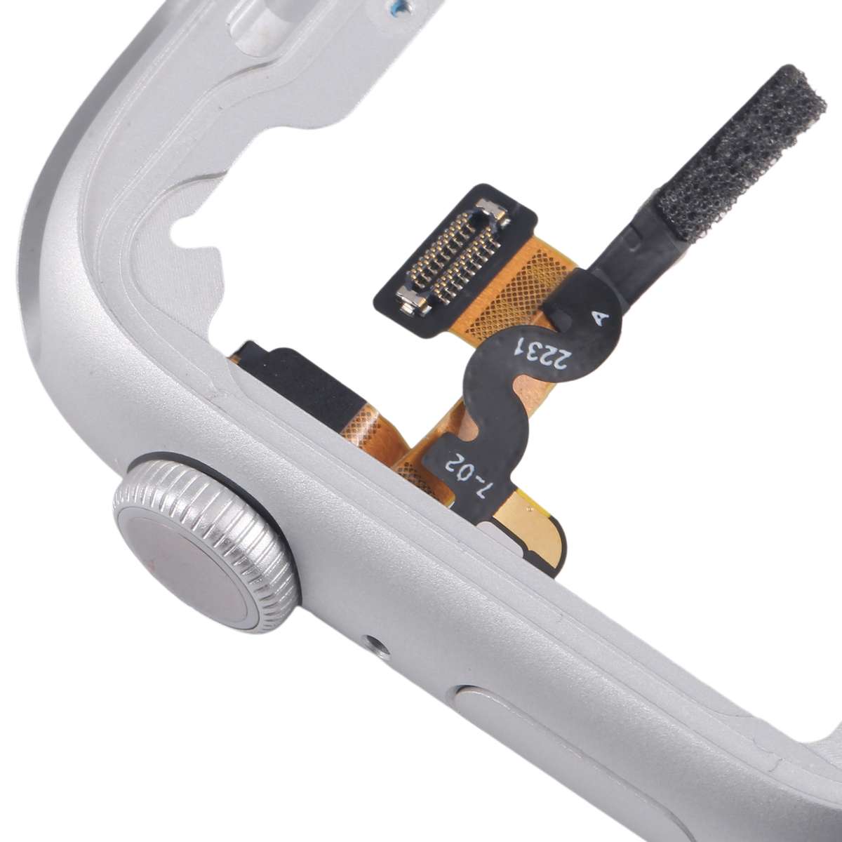 For Apple Watch Series 8 / 9 41MM LTE Aluminium Alloy Middle Frame Bezel Plate with Crown Spin Axis