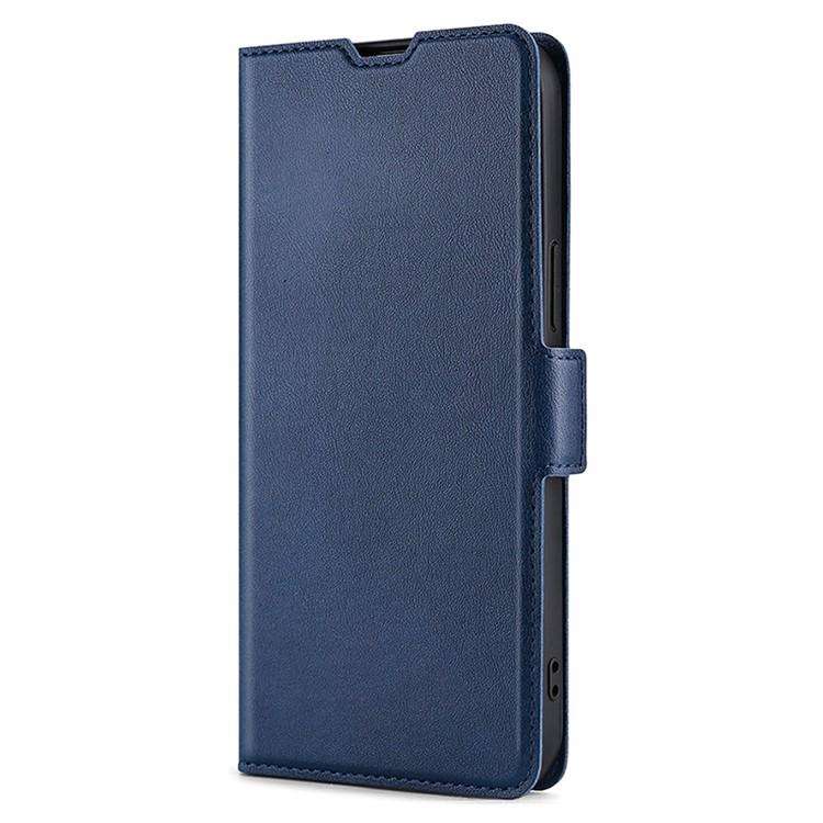 For Redmi K80 Ultra Ultra-thin Voltage Side Buckle Horizontal Flip Leather Phone Case(Blue)