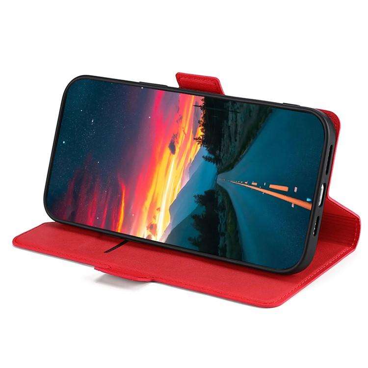 For Redmi K80 Ultra Ultra-thin Voltage Side Buckle Horizontal Flip Leather Phone Case(Red)