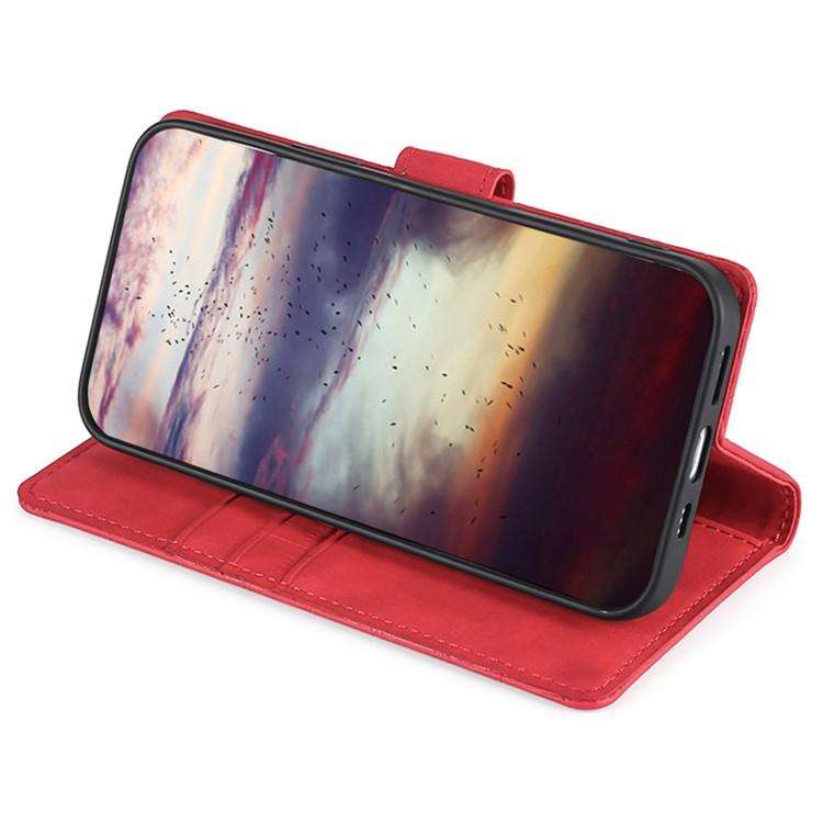 For Redmi K80 Ultra Skin Feel Crocodile Magnetic Clasp Leather Phone Case(Red)