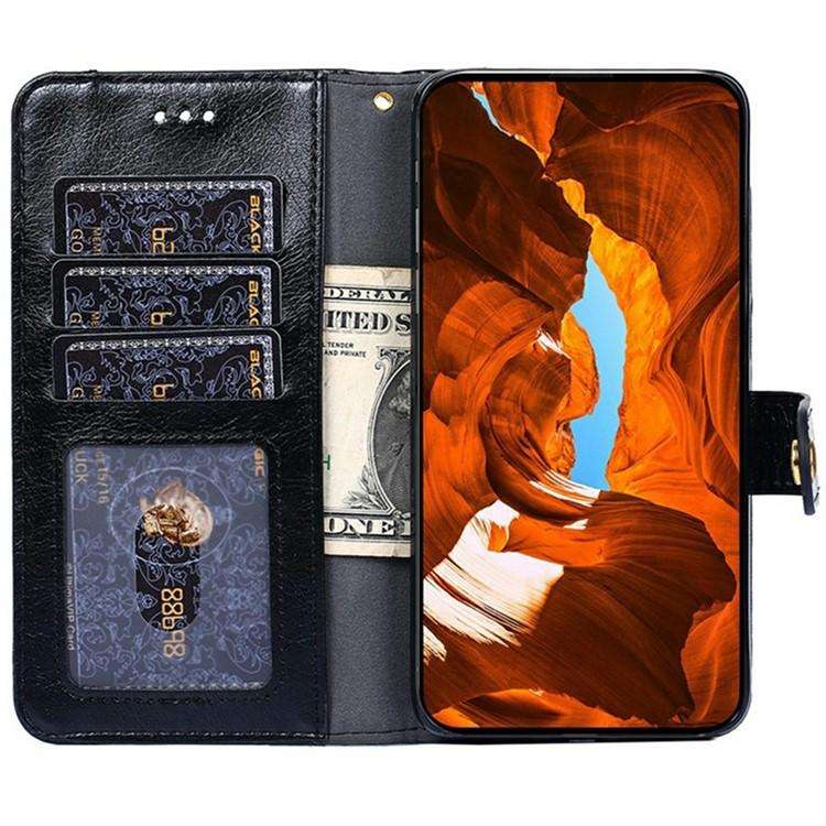 For Redmi K80 Ultra Zipper Bag Leather Phone Case(Black)