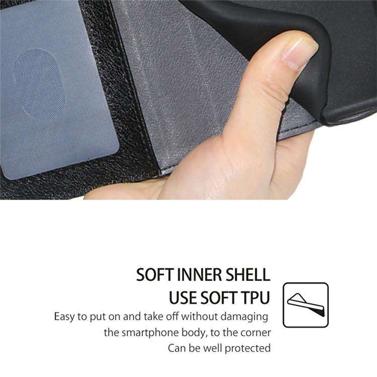 For Redmi K80 Ultra Zipper Bag Leather Phone Case(Black)