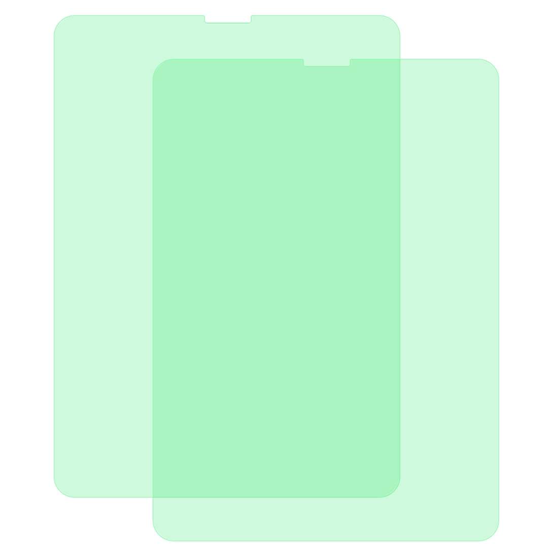For iPad Pro 11 inch (2020) 2 PCS 9H 2.5D Eye Protection Green Light Explosion-proof Tempered Glas