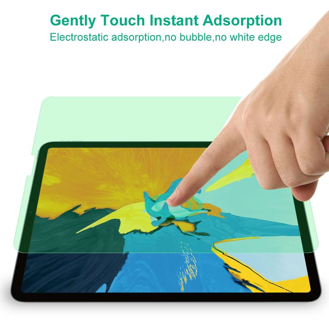 For iPad Pro 11 inch (2020) 2 PCS 9H 2.5D Eye Protection Green Light Explosion-proof Tempered Glas