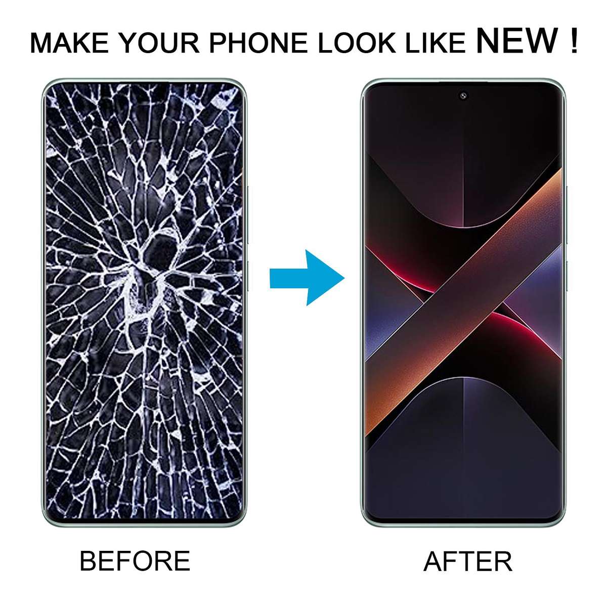 For Xiaomi Poco X7 5G Original AMOLED LCD Screen with Digitizer Full Assembly