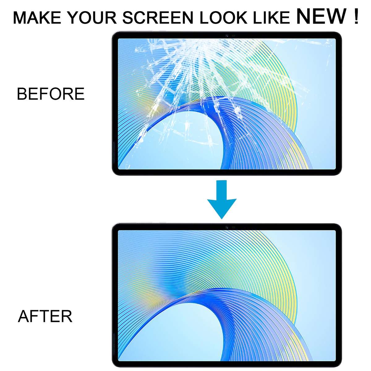 For Honor Pad X8 Pro ROD2-W69 Front Screen Outer Glass Lens