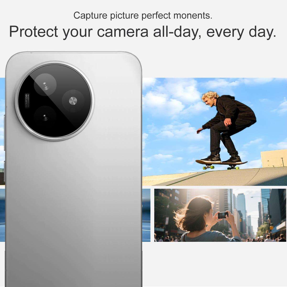 For Redmi K80 Ultra imak Black Version HD Glass Rear Camera Lens Film, Self-positioning Version