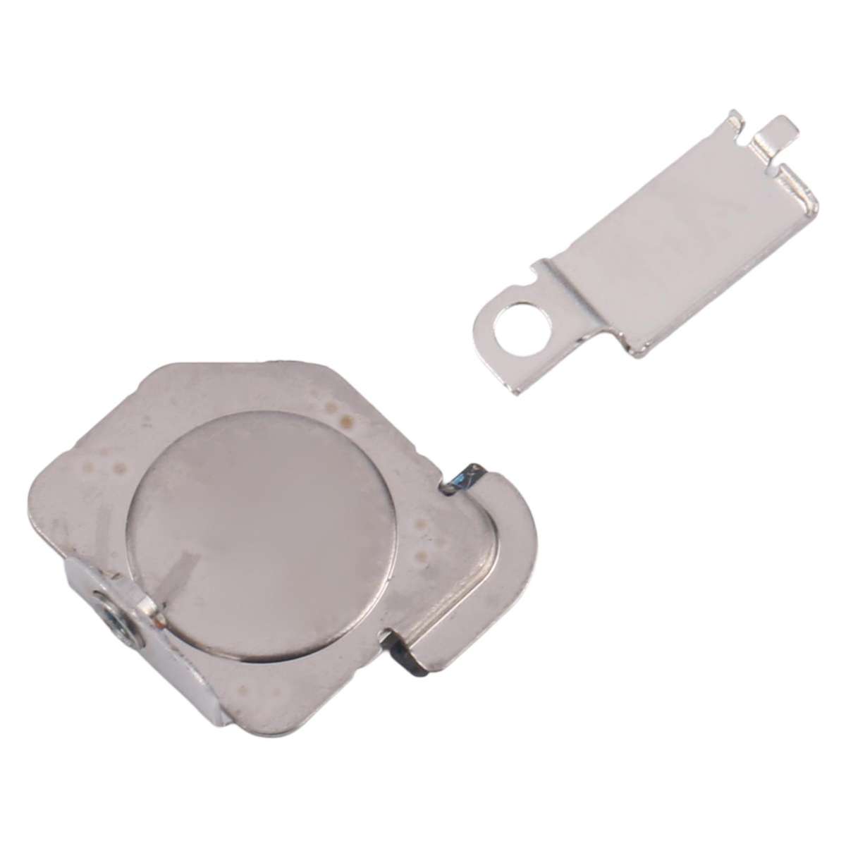 For iPhone 15 Pro 1 Pair Flashlight / Mic Iron Sheet Cover (On The Back Cover)