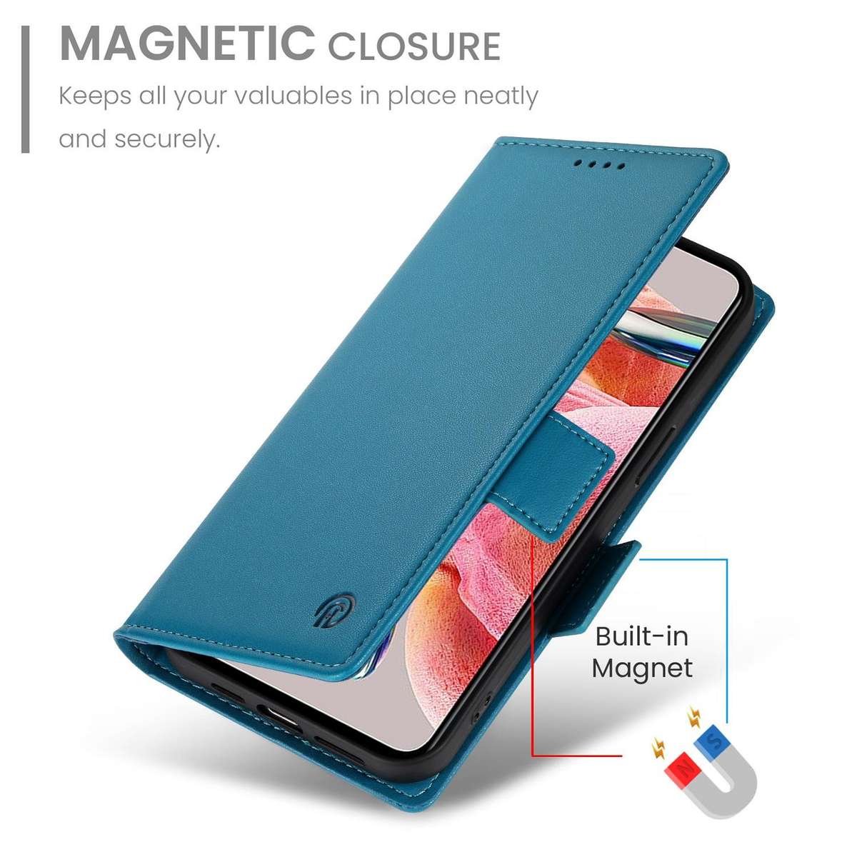 For Huawei nova 15 Pro / nova 15 Ultra Side Buckle Magnetic Frosted Leather Phone Case(Blue)