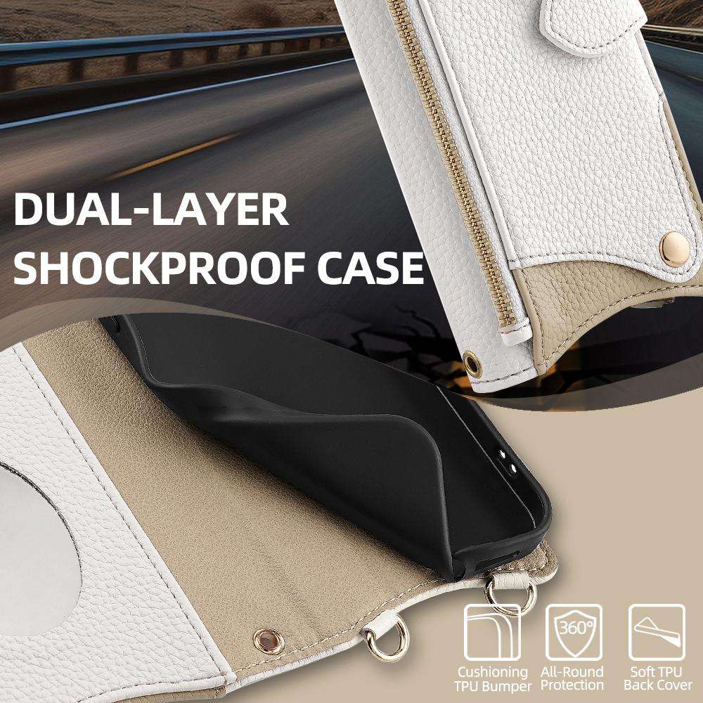 For Redmi K80 Ultra Crossbody Chain Fishtail Litchi Leather Phone Case(White)