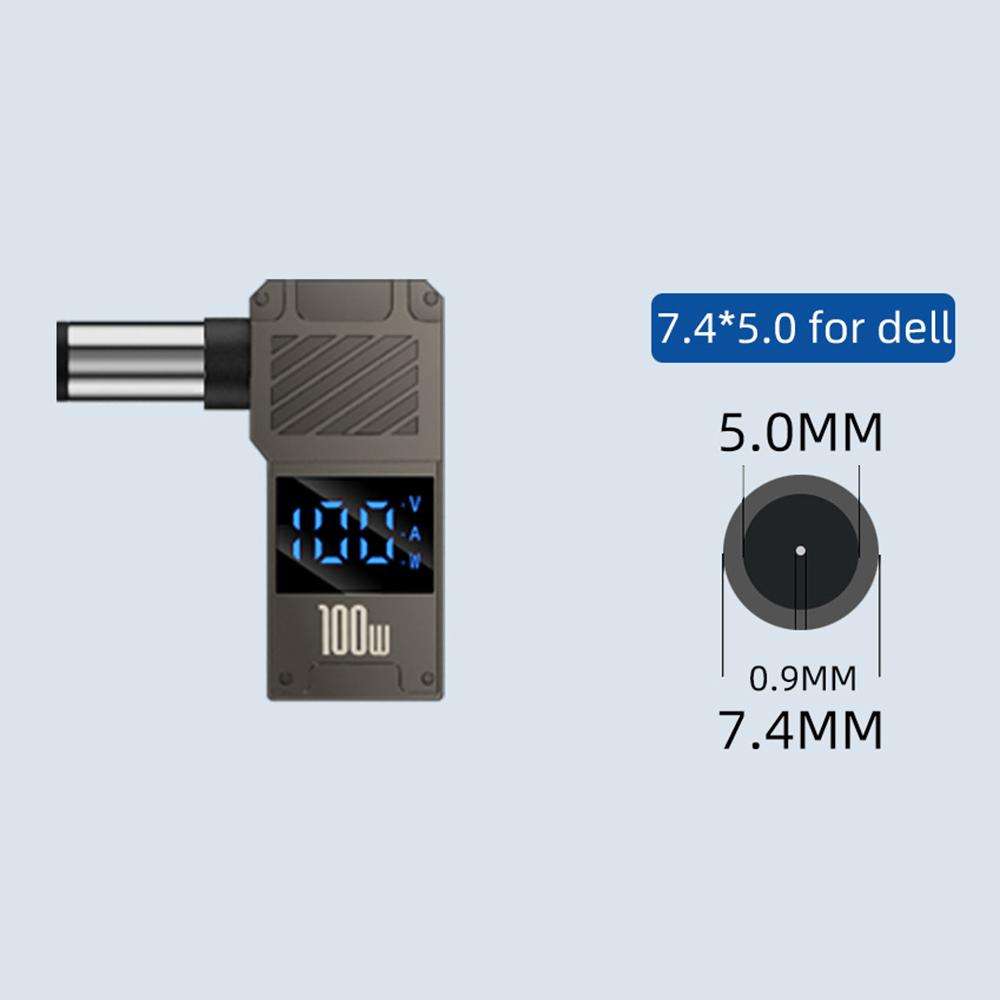 For Dell 100W Computer Charging Digital Display Adapter(Type-C to DC7.4x5.0mm)