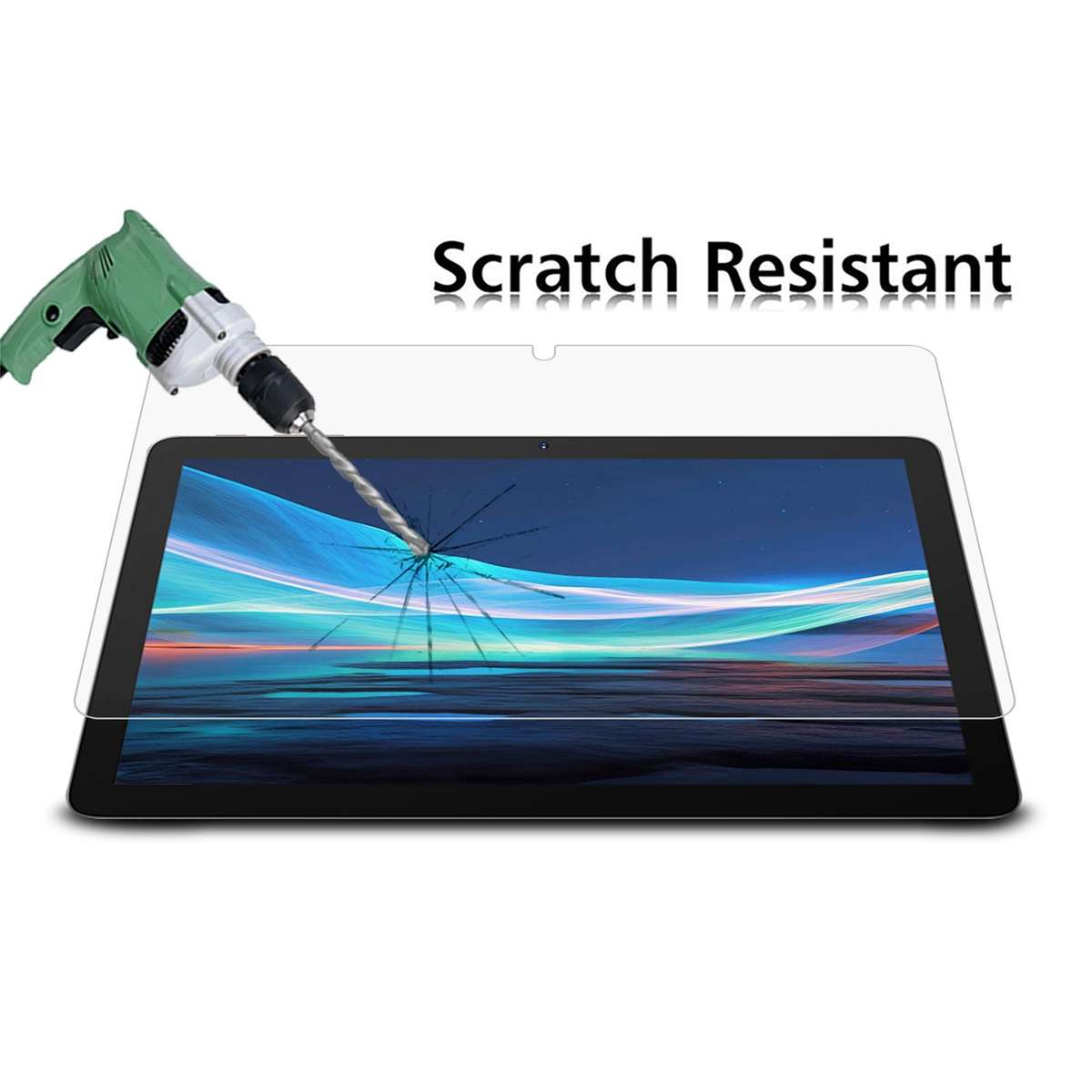 For Callsky Ctab 10.1 2pcs 9H 0.3mm Explosion-proof Tempered Glass Film
