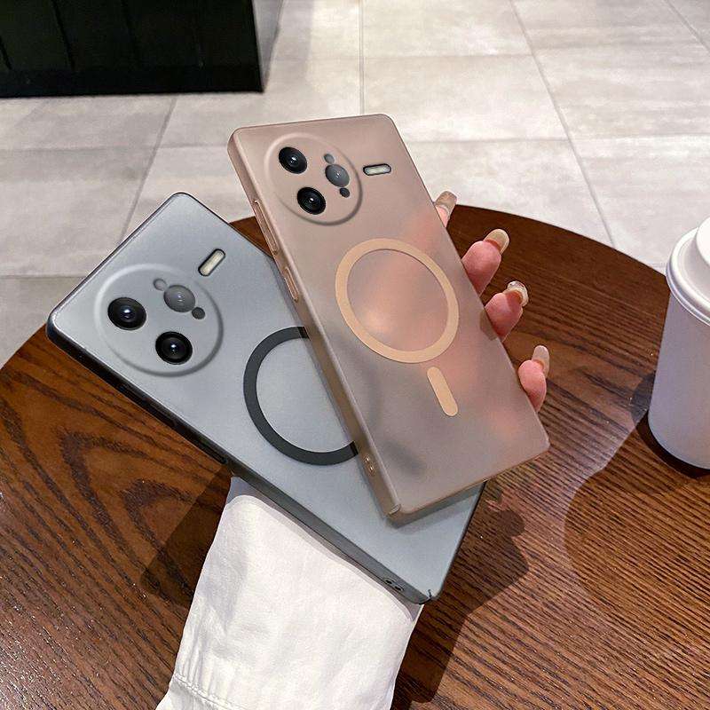 For Redmi K80 Pro Fine Hole Ice Fog MagSafe PC Phone Case(White)