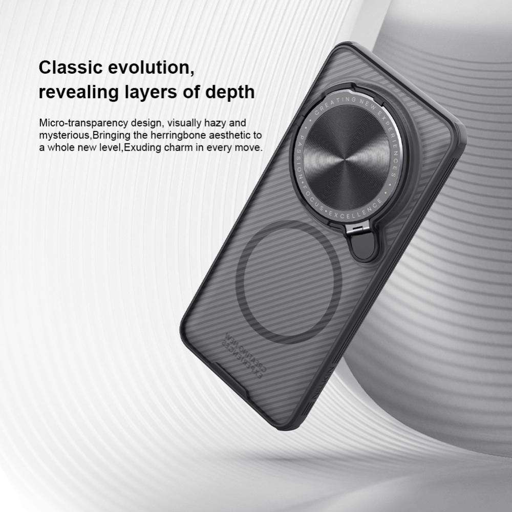 For Xiaomi 15 Ultra NILLKIN CamShield Prop MagSafe Magnetic Translucent PC Phone Case(Black)