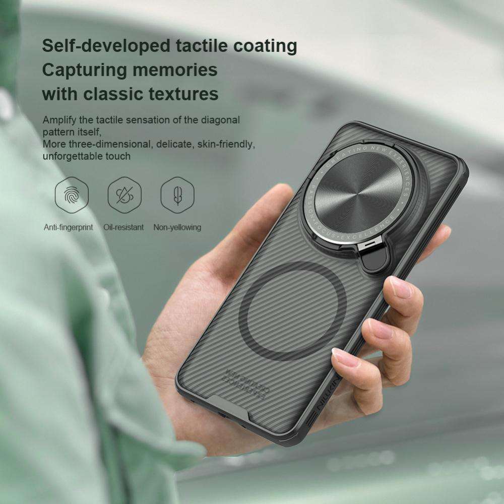 For Xiaomi 15 Ultra NILLKIN CamShield Prop MagSafe Magnetic Translucent PC Phone Case(Black)