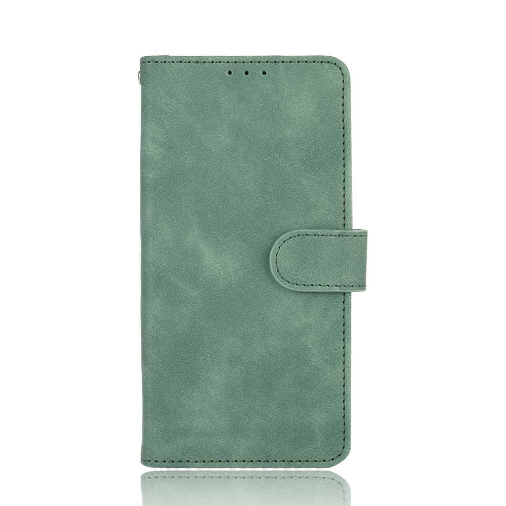 For TCL 10 Pro Solid Color Skin Feel Magnetic Buckle Horizontal Flip Calf Texture PU L ... (Green)