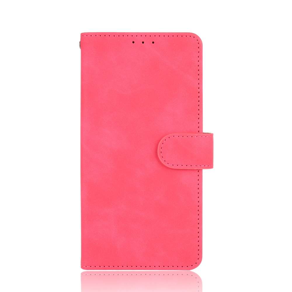 For TCL 10 Pro Solid Color Skin Feel Magnetic Buckle Horizontal Flip Calf Texture P ... (Rose Red)