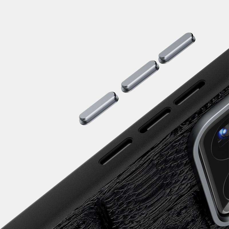 For Xiaomi 15S Pro ABEEL Beast Pattern 6D Micro-Embossed MagSafe Genuine Leather Phone Case(Black)