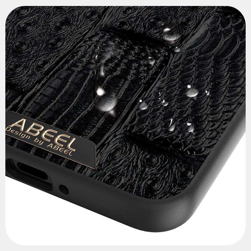 For Xiaomi 15S Pro ABEEL Beast Pattern 6D Micro-Embossed MagSafe Genuine Leather Phone Case(Blue)