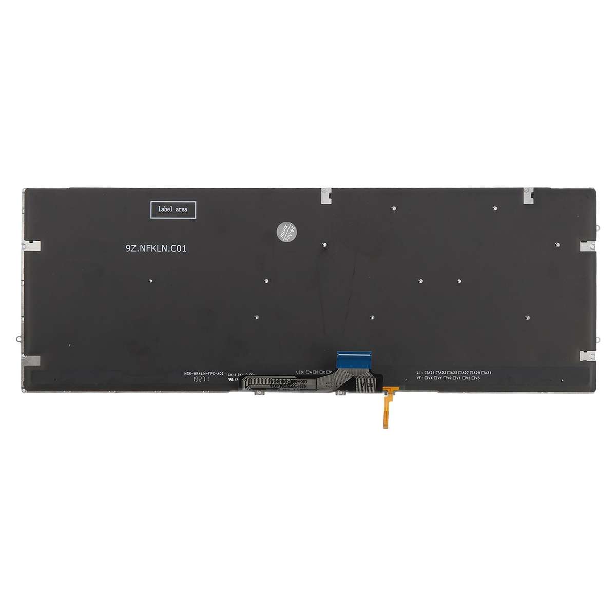 US Version Backlit Laptop Keyboard for Asus UX431 X431 V431 K431 S431 X431FAC UX431U ... (Silver)