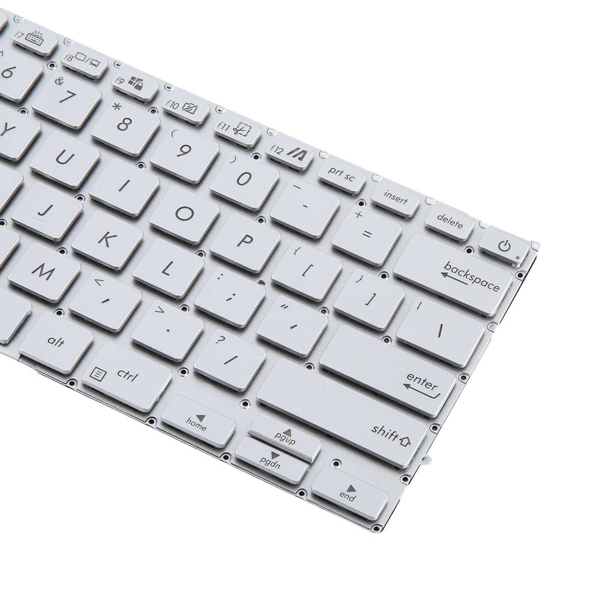 US Version Backlit Laptop Keyboard for Asus UX431 X431 V431 K431 S431 X431FAC UX431U ... (Silver)