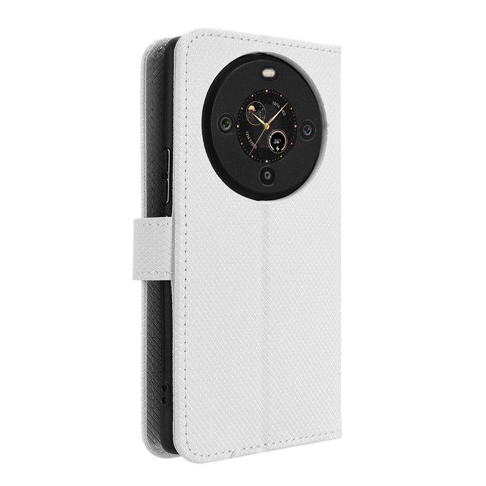 For Fossibot S3 Pro Diamond Texture Leather Phone Case(White)