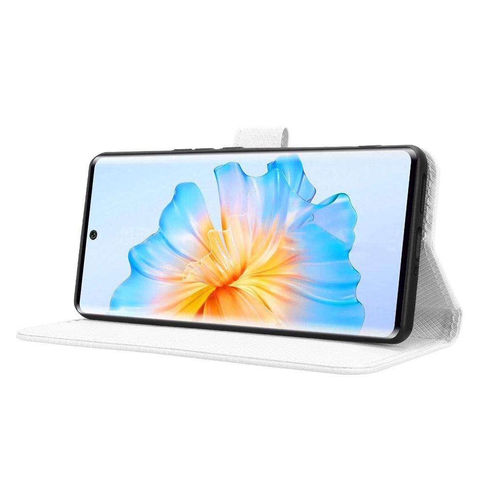 For Fossibot S3 Pro Diamond Texture Leather Phone Case(White)