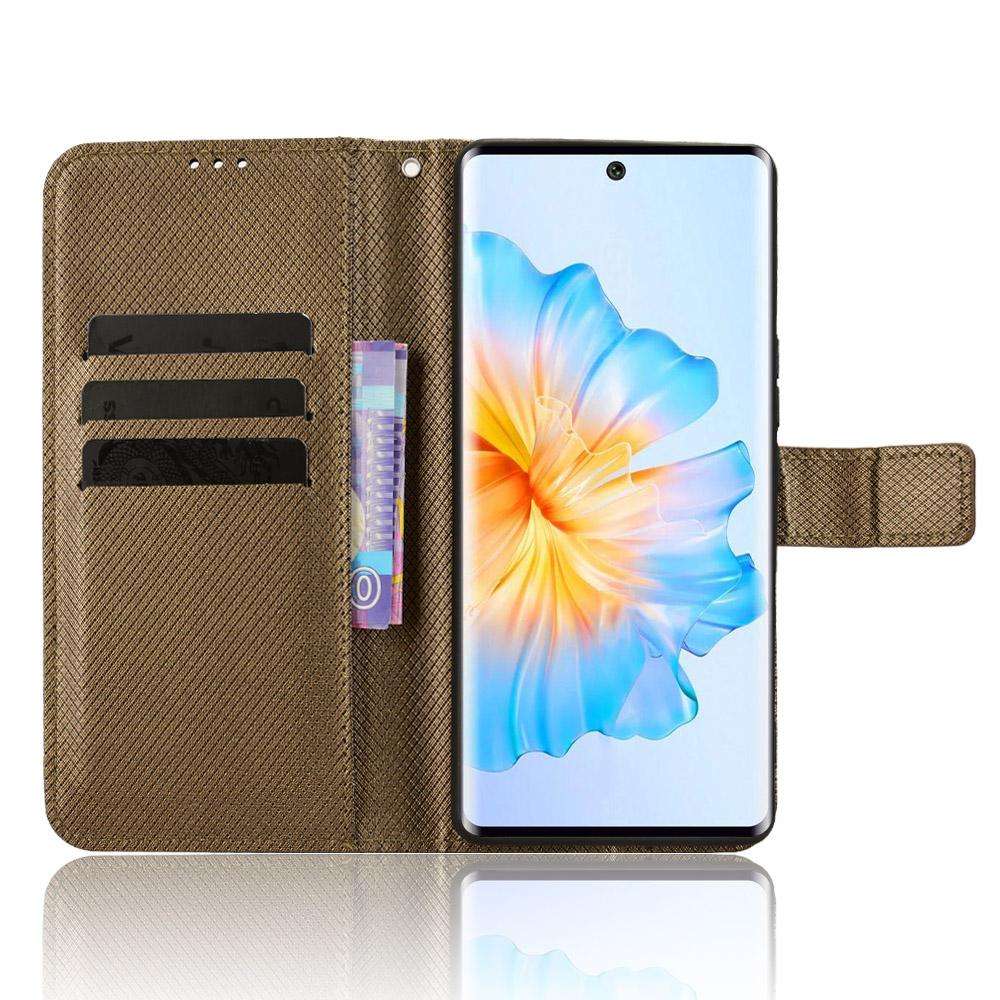 For Fossibot S3 Pro Diamond Texture Leather Phone Case(Brown)