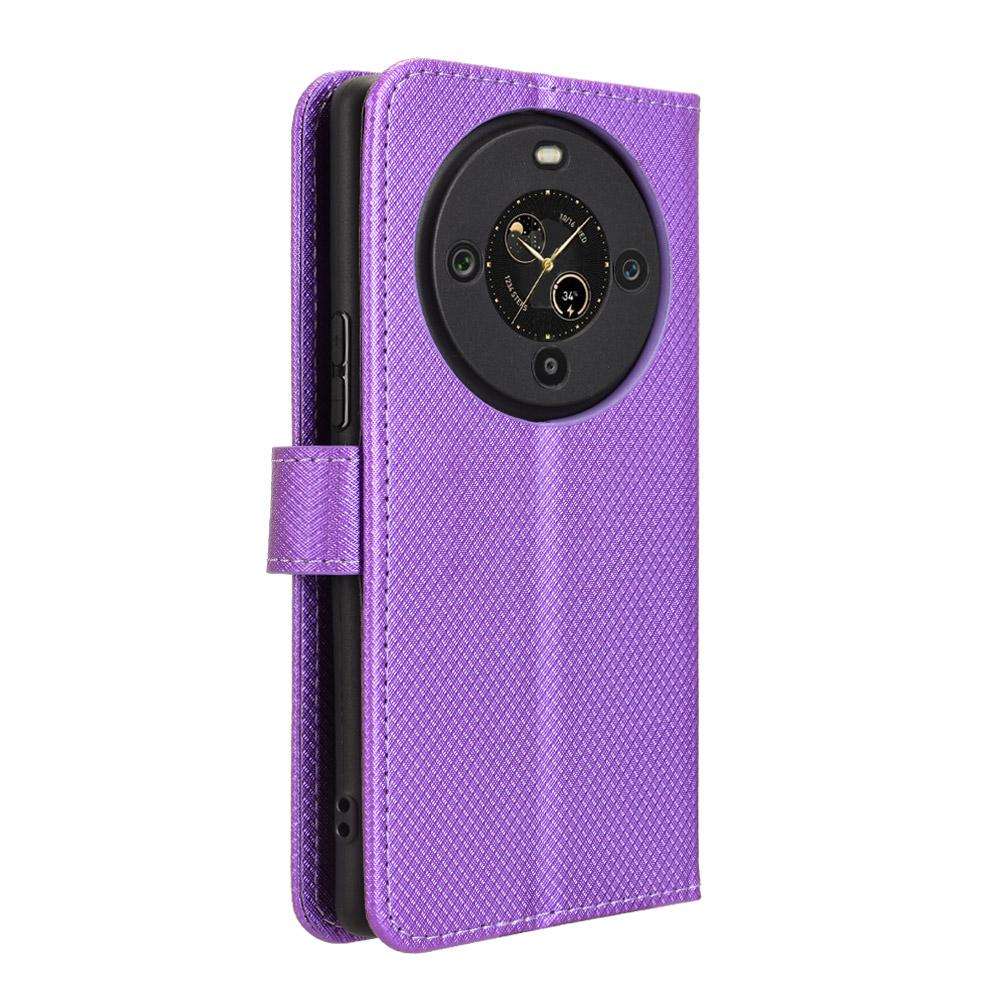 For Fossibot S3 Pro Diamond Texture Leather Phone Case(Purple)
