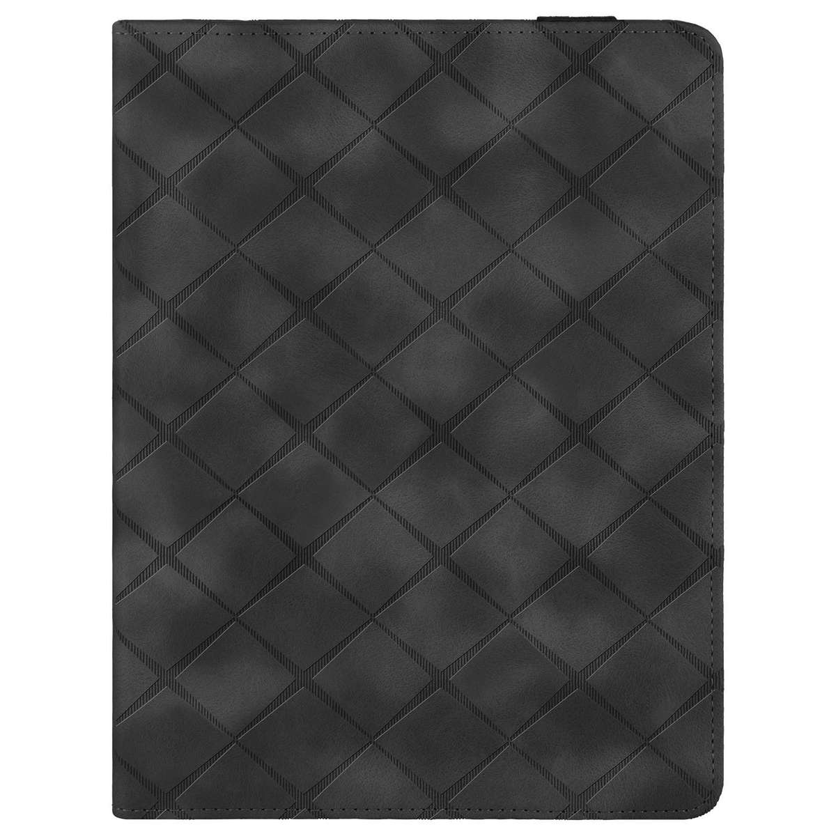 For iPad Air 11 2026 / 2025 / 2024 Rhombus Embossed Leather Smart Tablet Case(Black)