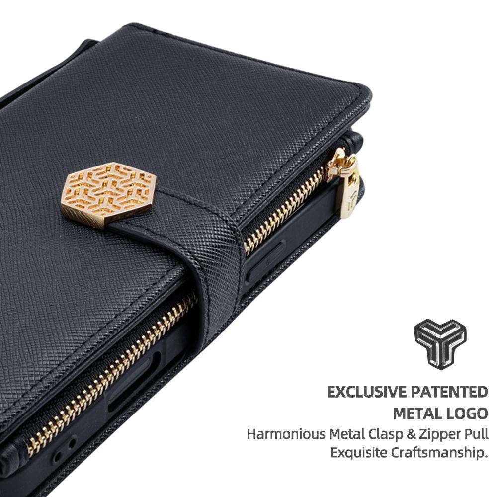 For Redmi K80 Ultra Crossbody Handle Cross Texture Leather Phone Case(Black)