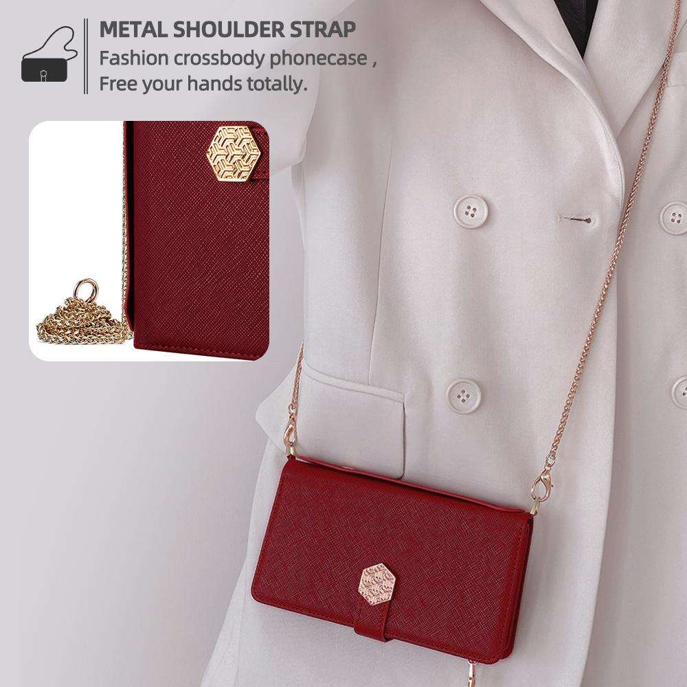 For Redmi K80 Ultra Crossbody Handle Cross Texture Leather Phone Case(Red)