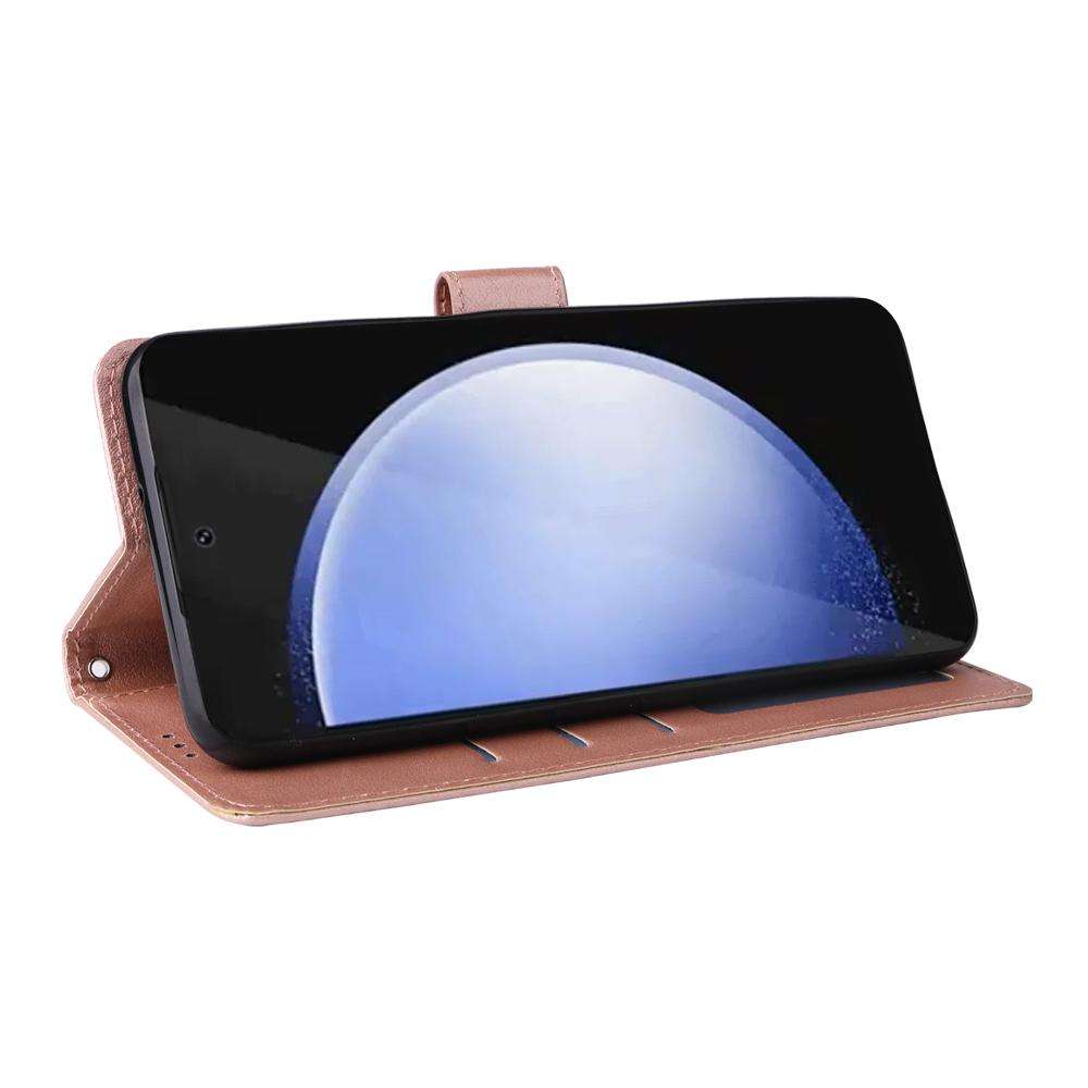 For Samsung Galaxy S25 FE 5G 3-Card Slots Multifunctional Leather Phone Case(Rose Gold)