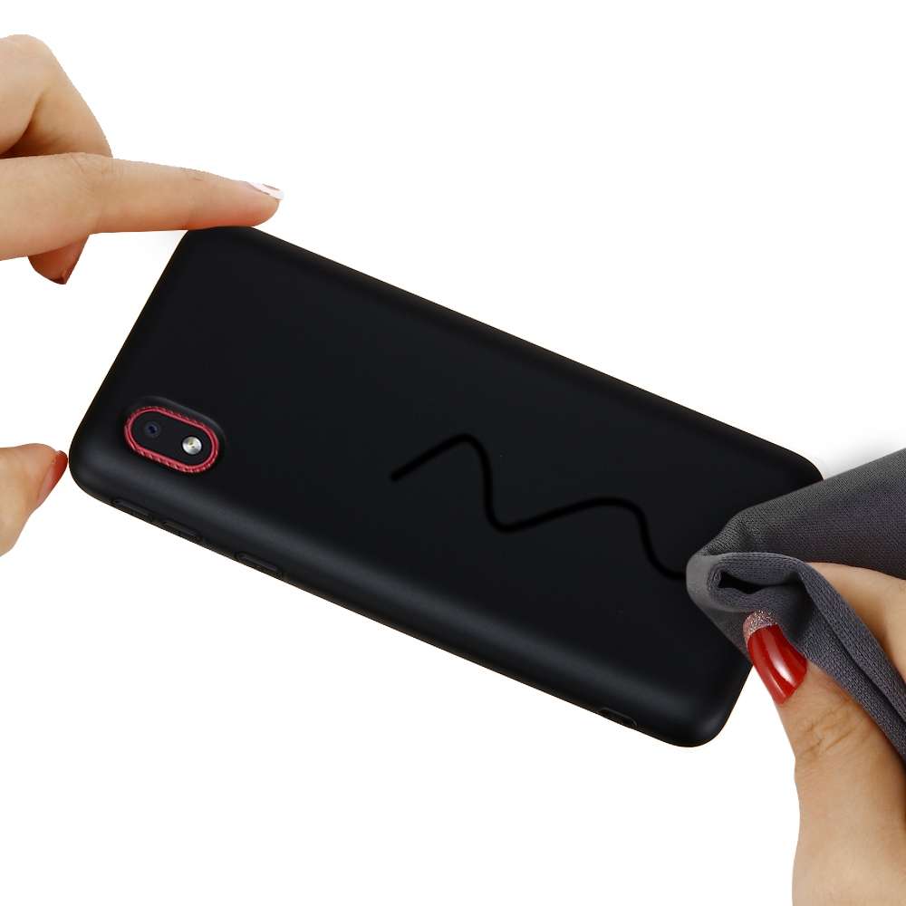 For Samsung Galaxy A01 Core Solid Color Liquid Silicone Dropproof Full Coverage Protective Case(Gree