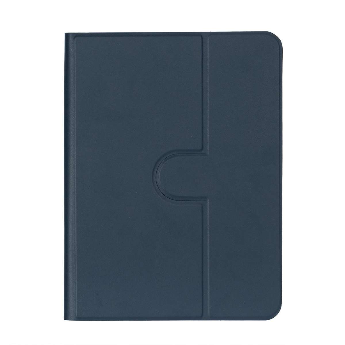7-8 inch Voltage Silicone 360 Rotation Leather Tablet Case(Dark Blue)