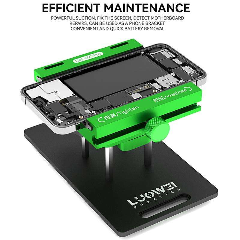 LUOWEI LW-022Pro 2 in 1 Universal 360 Rotating Phone Back Cover Separation Fixture