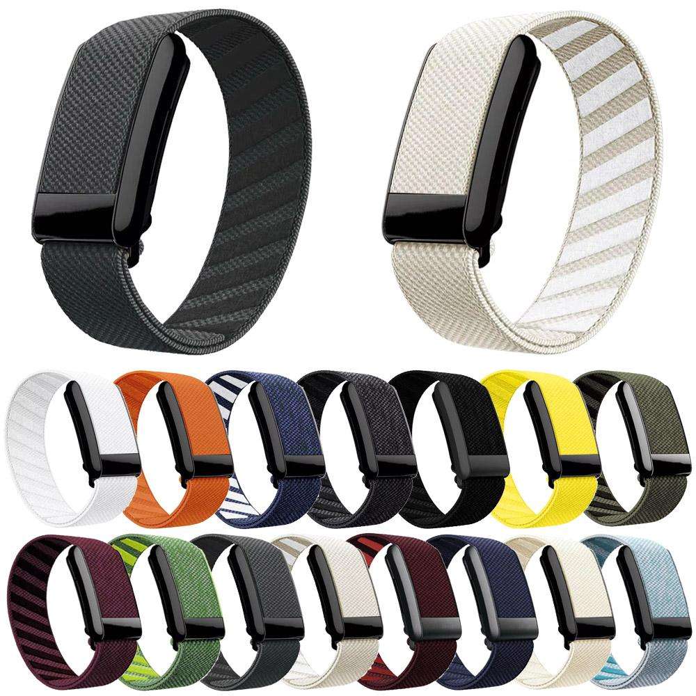 For WHOOP 4.0 Elastic Nylon Watch Band(Black)