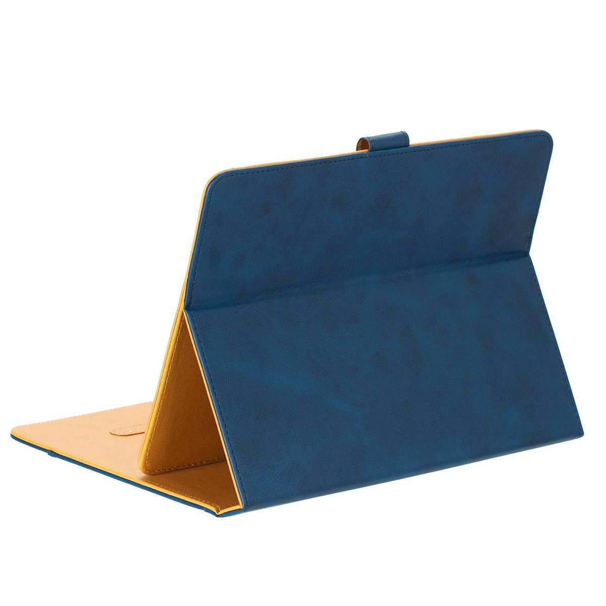 9-10 inch Two-Color Cowhide Leather Tablet Case(Black)