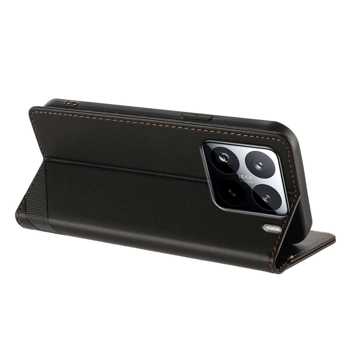 For Xiaomi 15S Pro Embossed Multi-functional Wallet Retro Leather Phone Case(Black)
