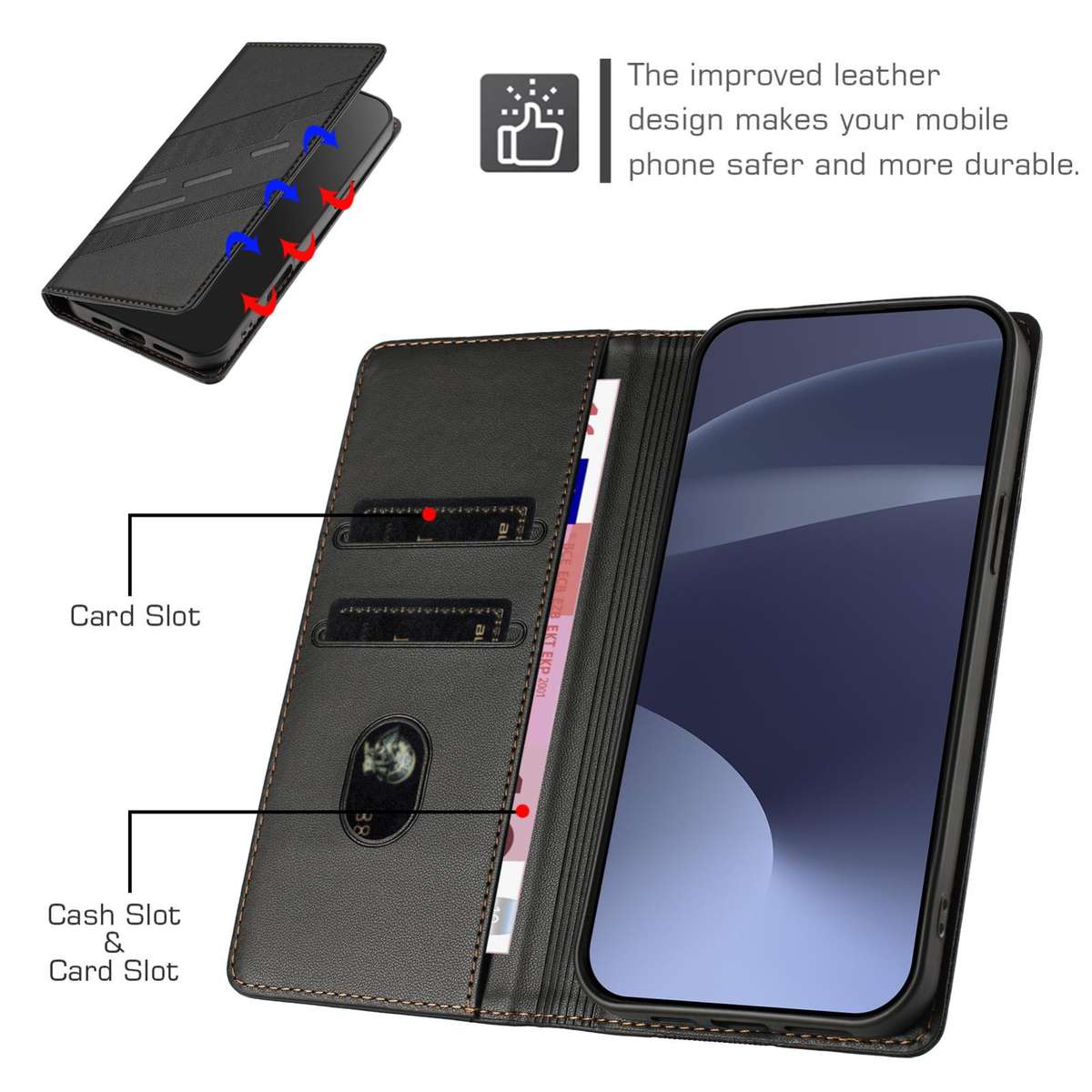 For Xiaomi 15S Pro Embossed Multi-functional Wallet Retro Leather Phone Case(Black)