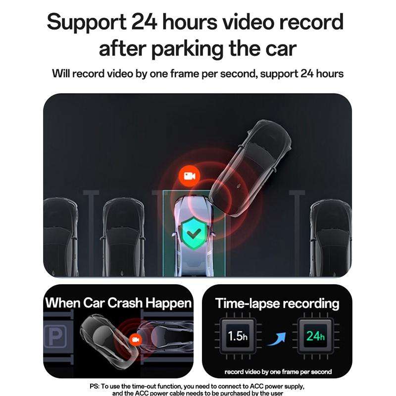 Yesido KM21 1K HD Camera Car Driving Recorder with 1.47 inch Screen(Black)
