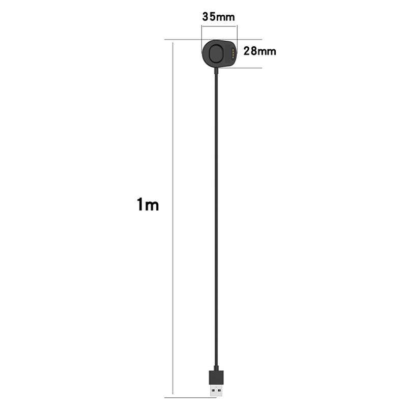 For Suunto 7 xDfind USB Port Magnetic Watch Charging Cable with Data Function & Chip P ... (Black)
