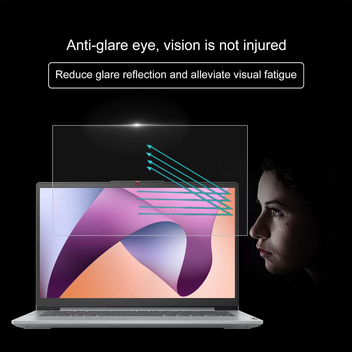 For Lenovo IdeaPad Slim 5 Light 14 9H 0.3mm Explosion-proof Tempered Glass Film