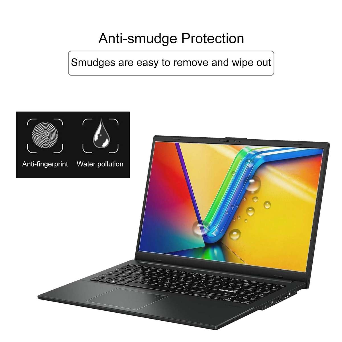 For ASUS Vivobook Go 14 / E1404FA 14 2pcs 9H 0.3mm Explosion-proof Tempered Glass Film